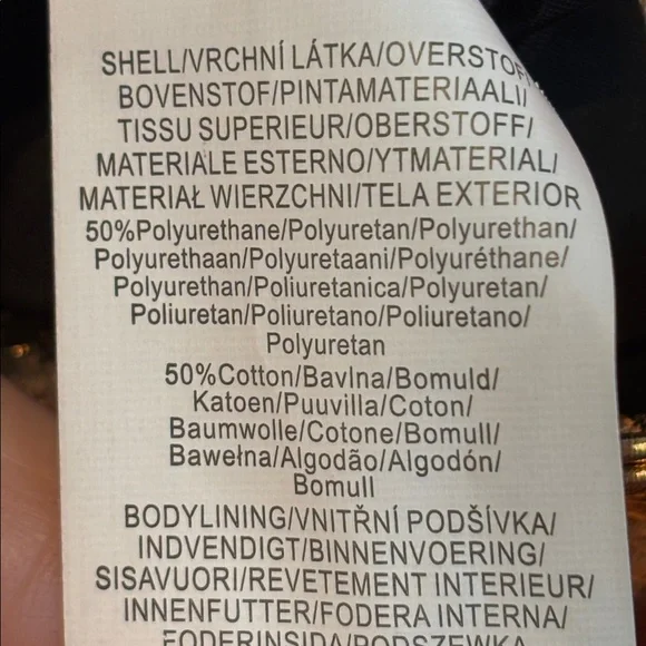 Glamorous bronze and gold patchwork faux leather mini skirt size US10 - Picture 8 of 11